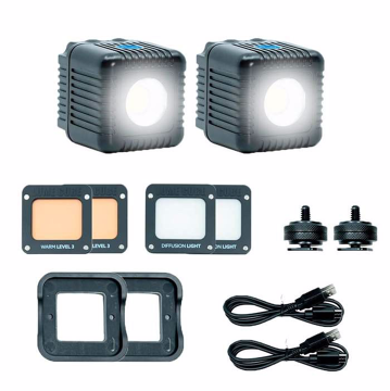 LUME CUBE 2.0 DUAL PACK BLACK