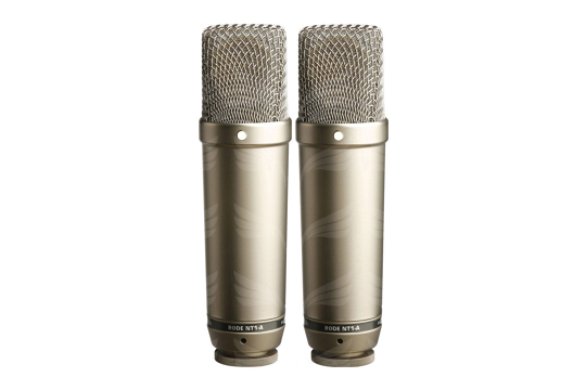 Rode NT1-A Matched Pair 1" Cardioid Condenser Microphones