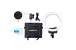 Nanlite Halo16 LED Ring Light (with mirror, bracket, carry bag) + L170 light stand