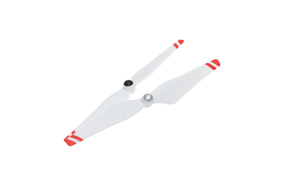 DJI 9450 Self-tightening Rotor (white with Red stripes)