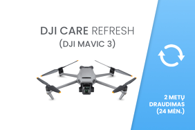 DJI Care Refresh (Mavic 3) EU 24 mėn. draudimas