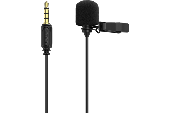 3388 Simorr Wave L1 Lavalier Microphone 3,5mm Black