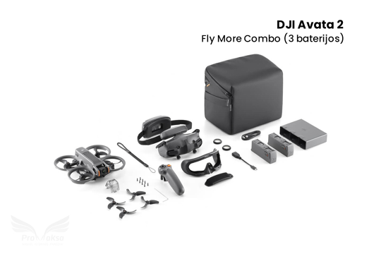 DJI Avata 2 Fly More Combo (Three Batteries)