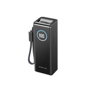 EcoFlow Rapid Power Bank (25, 000mah, 170w, 100w Built-in and Retractable Cables)