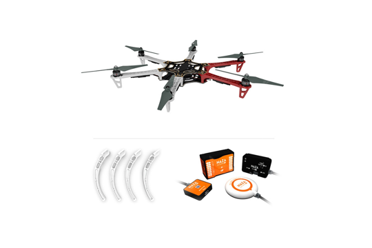 DJI Naza-M v2.0 & GPS + F550 ARF + F450 landing gear